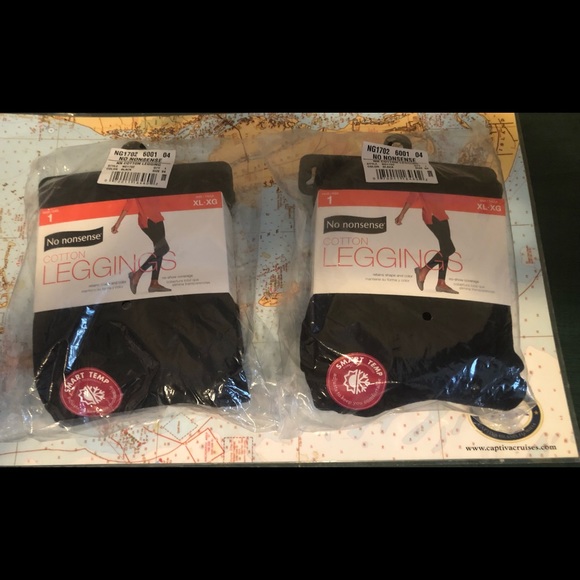 No Nonsense Cotton Leggings.   XL - Picture 4 of 4